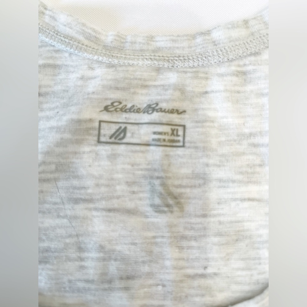 Eddie Bauer Gray Relaxed Fit Tank Top - Picture 3 of 3